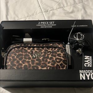 Madden NYC Leopard Crossbody Bag Set